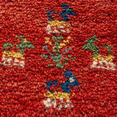 ★ペルシャ手織りギャッベ　玄関マットＳサイズ　１０